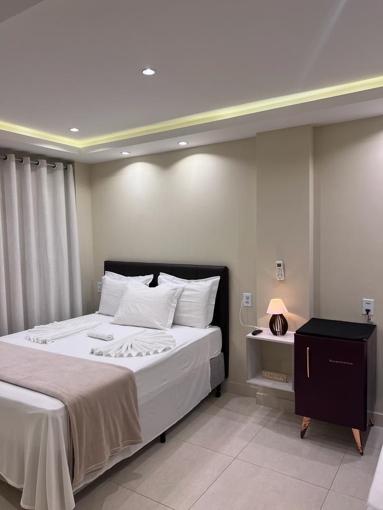 Suíte Deluxe, com cama de casal e ambiente aconchegante